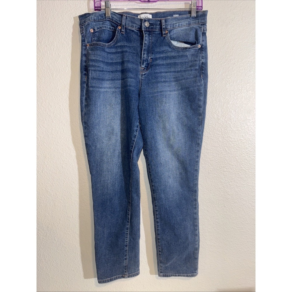 Nicole Miller NY 🗽 Womens Jeans Size 10 SOHO High Rise‎ Skinny Crop